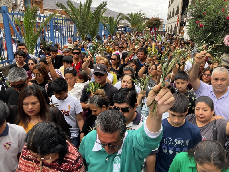 En el Templo Don Bosco comienza Semana Santa con multitudinaria Eucaristía de Domingo de Ramos