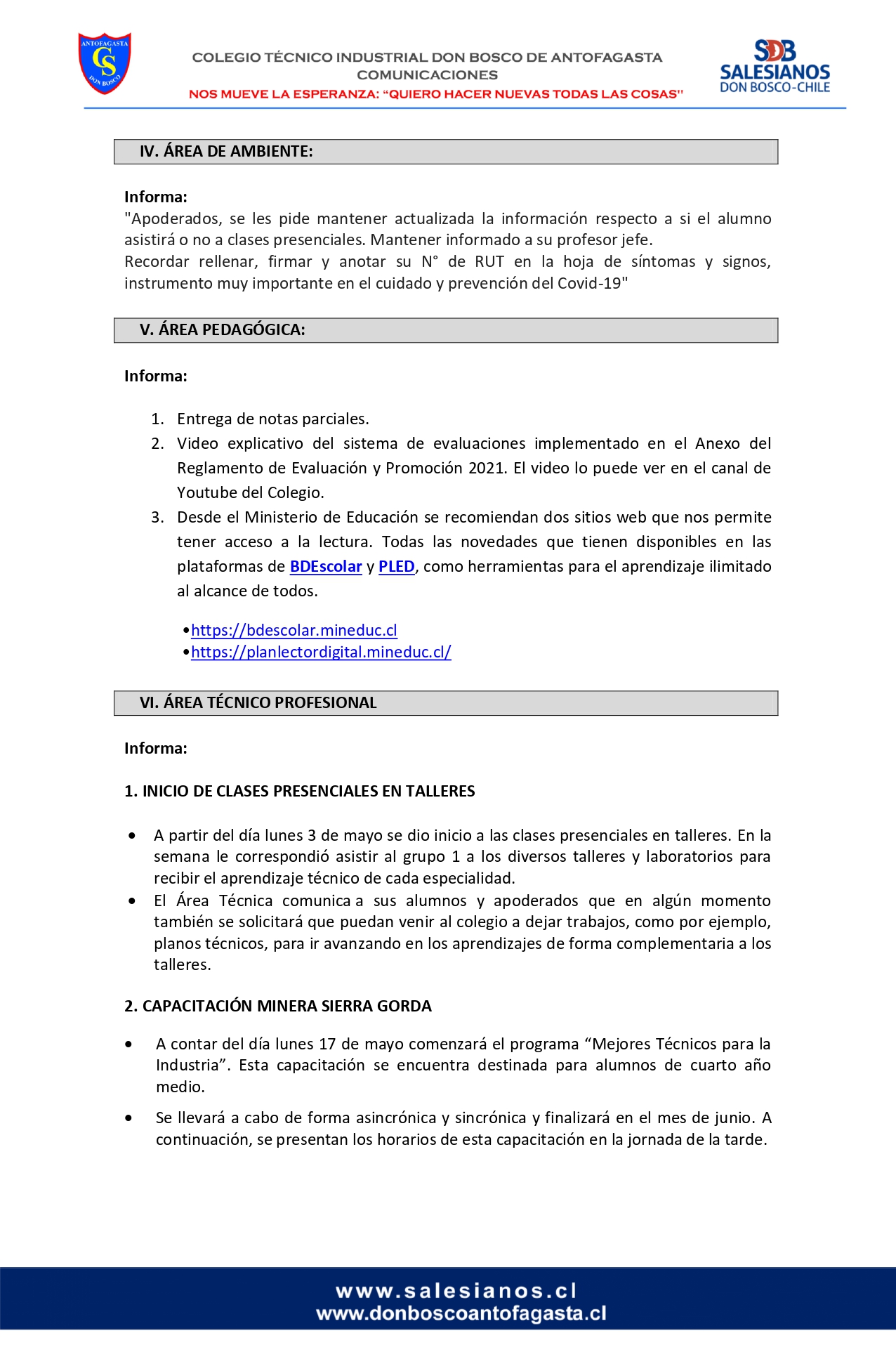 CIRCULAR Nº10 INFORMA REUNIÓN DE PADRES Y APODERADOS 11 DE MAYO DE 2021. page 0003