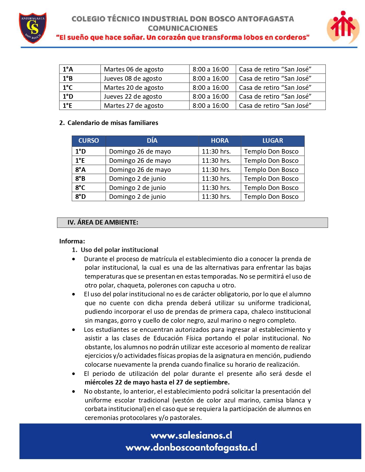 Circular N09 2024 que informa reunión de padres y apoderados del mes de mayo de 2024 page 0003
