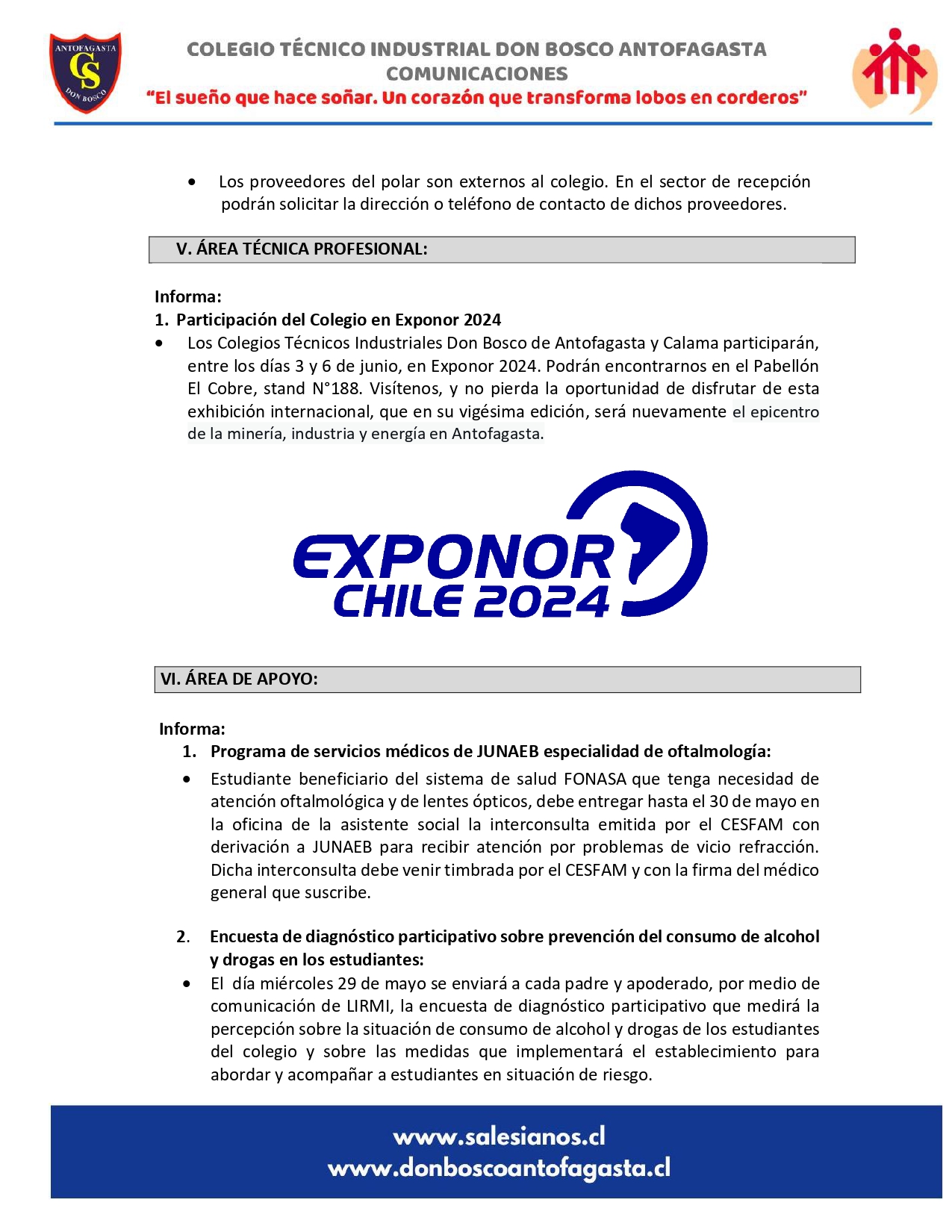 Circular N09 2024 que informa reunión de padres y apoderados del mes de mayo de 2024 page 0004
