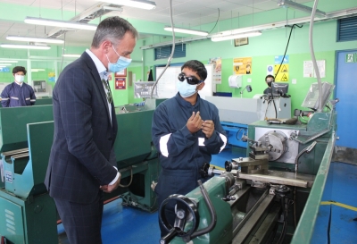 Embajador de Canadá en Chile visita nuestro Colegio