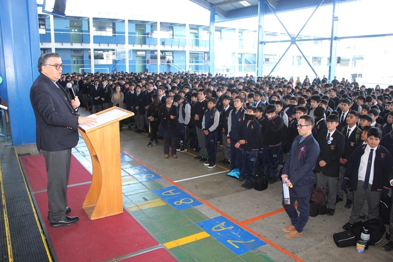 Vicario Inspectorial visita Colegio Don Bosco de Antofagasta
