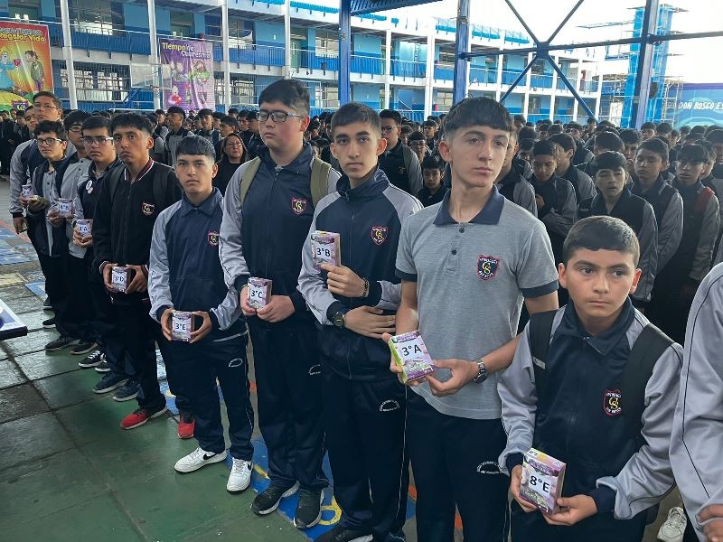 Una suma cercana al mill&oacute;n y medio de pesos lograron recaudar los estudiantes salesianos en la colecta de Cuaresma de Fraternidad 2024