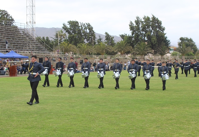 Colegio Técnico Industrial Don Bosco Antofagasta organiza impecable Primer Encuentro Salesiano de Bandas de Honor Escolares 2022