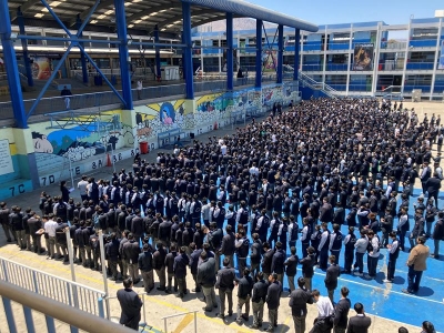 Colegio realiza ensayo de evacuación por sismo del año escolar 2022