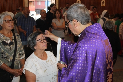 Comunidad Educativa Pastoral celebra Misa de Miércoles de Ceniza