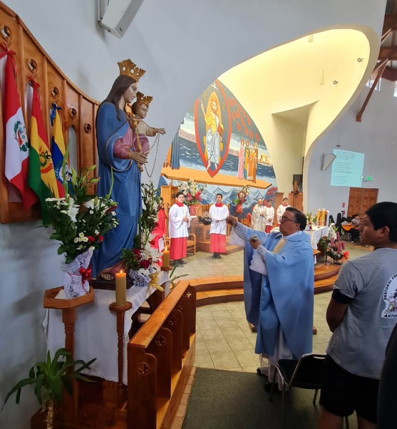 Celebran Solemnidad de la Inmaculada Concepción de la Virgen María