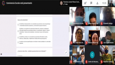 Asistentes de la educaci&oacute;n del colegio participan en jornada de Fase Estrat&eacute;gica del Plan de Mejoramiento Educativo (PME)