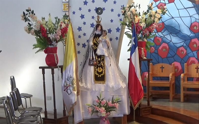 Celebración de Solemnidad a Virgen del Carmen desde el Templo Don Bosco Antofagasta marcó agenda pastoral del fin de semana