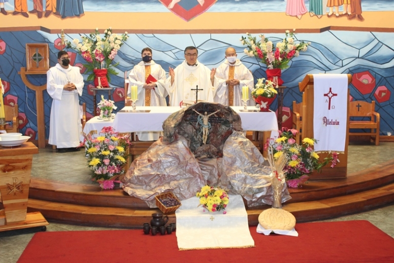 Con la eucarist&iacute;a de Pascua de Resurrecci&oacute;n culmina la celebraci&oacute;n de la Semana Santa