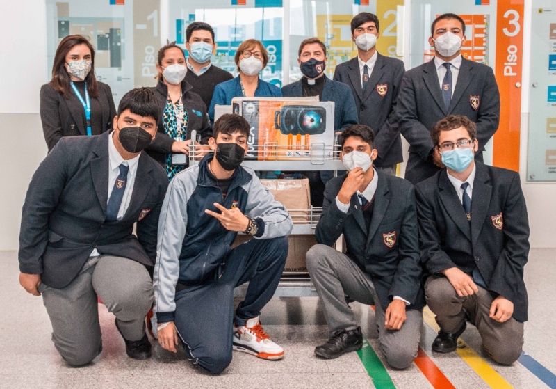 Colegio entrega valiosa donaci&oacute;n a pacientes de UCI pedi&aacute;trica del Hospital Regional de Antofagasta