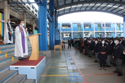 Comunidad Educativa Pastoral celebra comienzo del tiempo litúrgico de la Cuaresma