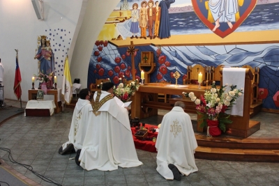 Colegio celebra Misa de la Cena del Señor en Jueves Santo