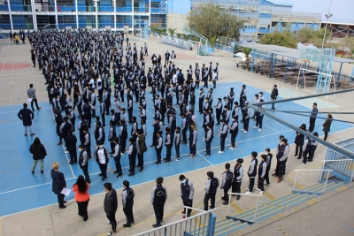 Colegio realiza primer ensayo de evacuación por sismo del año escolar 2021