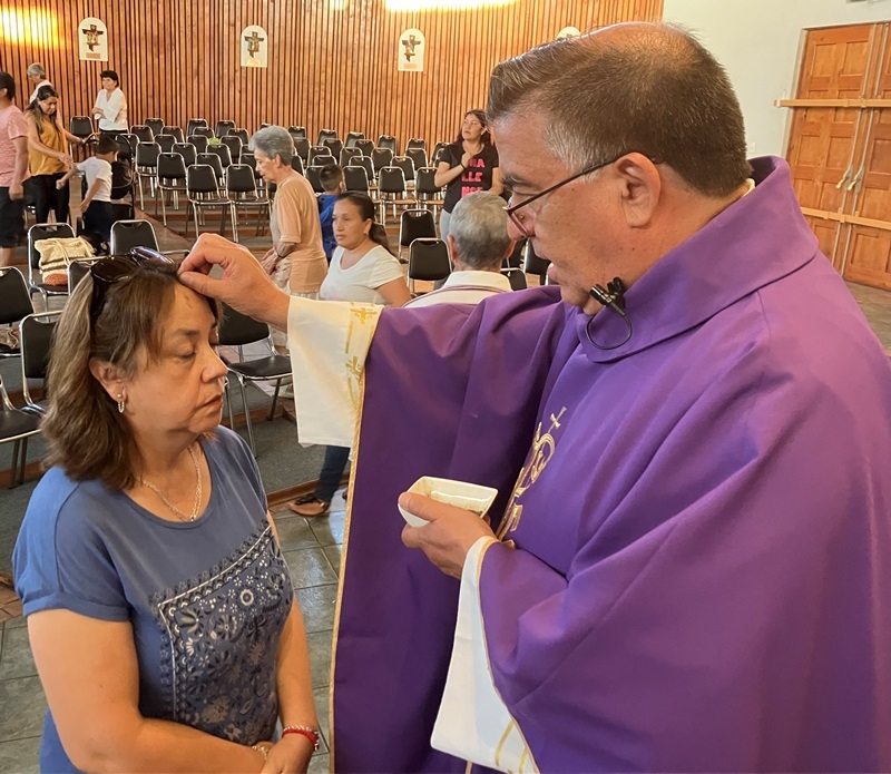 Celebran Misa de Miércoles de Ceniza, que da inicio al tiempo de Cuaresma en nuestra CEP