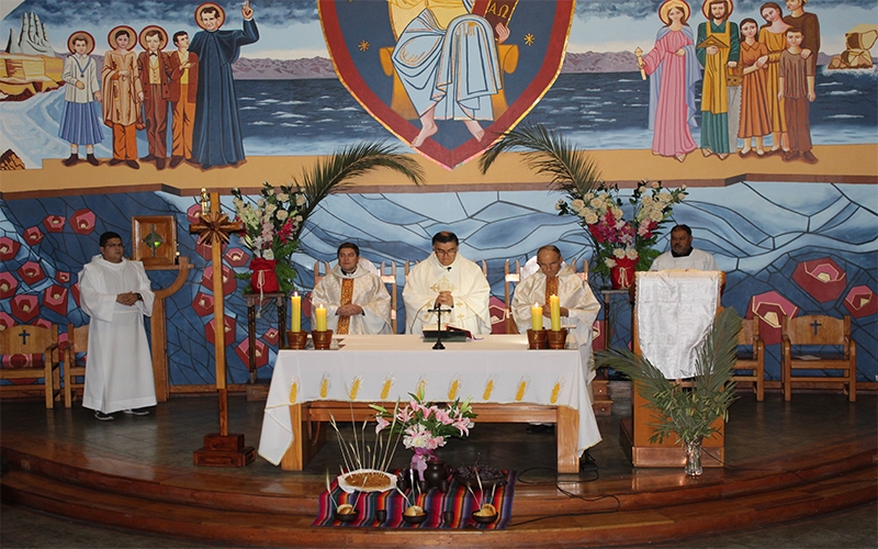Comunidad Educativa Pastoral celebró misa de la “Cena del Señor”