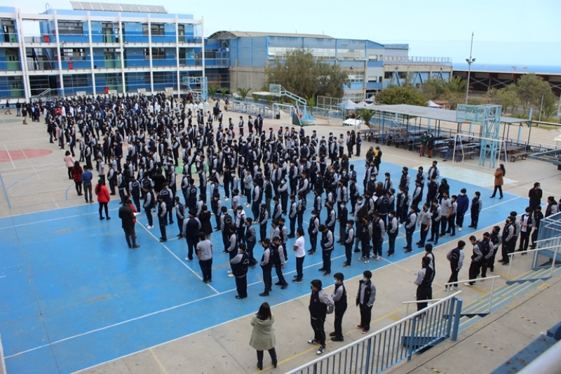 Casi tres minutos registr&oacute; segundo ensayo de evacuaci&oacute;n por sismo en el Colegio