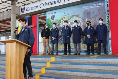 Cuartos Medios Generación 2021 realizaron el último Buenos Días de su etapa colegial